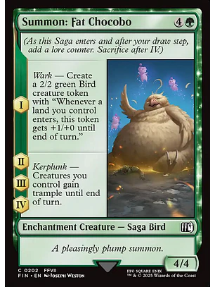 Summon: Fat Chocobo | Inglés | NM | FIN