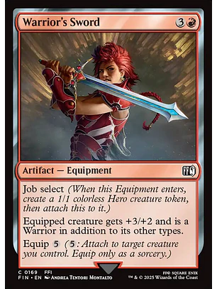 Warrior's Sword | Inglés | NM | FIN