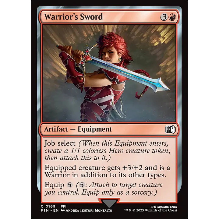 Warrior's Sword | Inglés | NM | FIN 1