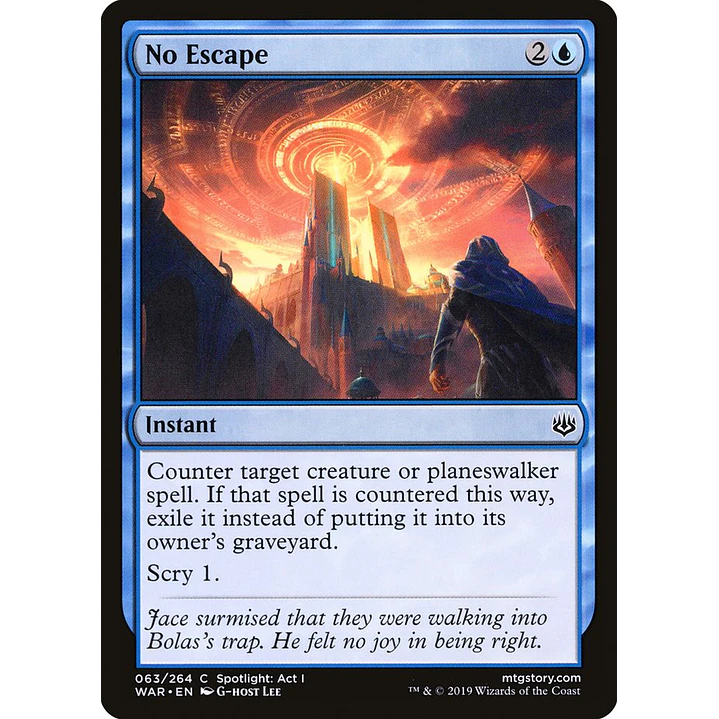 No Escape | Español | NM | WAR 1