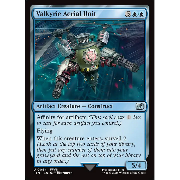 Valkyrie Aerial Unit | Inglés | NM | FIN 1