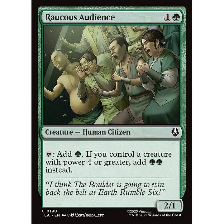 Raucous Audience | Inglés | NM | TLA 1