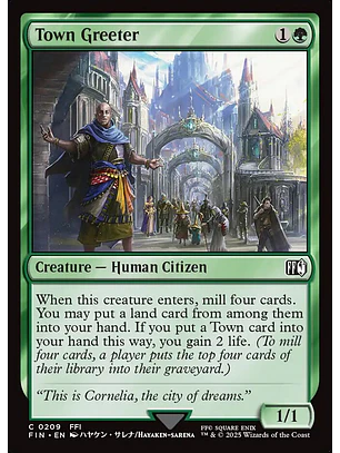 Town Greeter (foil) | Inglés | NM | FIN