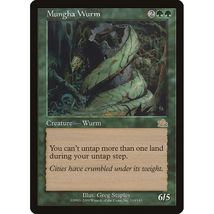 Mungha Wurm (Retro Frame) | Español | NM | PCY 1