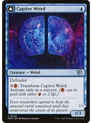 Captive Weird // Compleated Conjurer | Español | NM | MOM