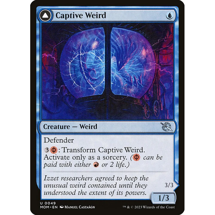 Captive Weird // Compleated Conjurer | Español | NM | MOM 1