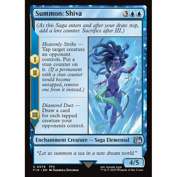Summon: Shiva | Inglés | NM | FIN 1