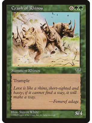 Crash of Rhinos (Retro Frame) | Inglés | NM | MIR
