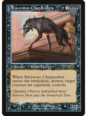 Ravenous Chupacabra (Retro Frame foil) | Español | NM | PW23