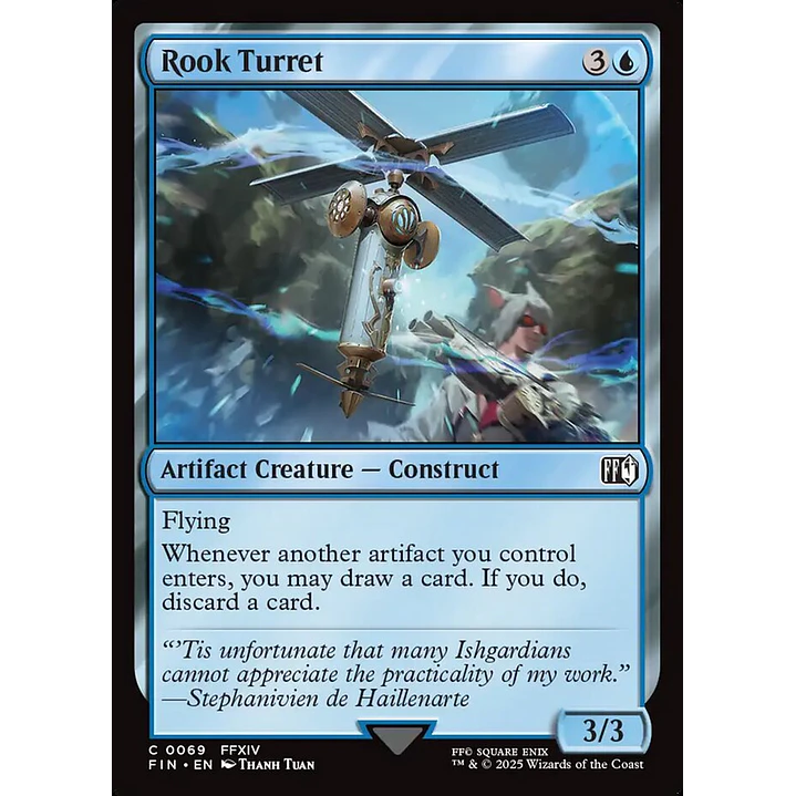 Rook Turret (foil) | Inglés | NM | FIN 1