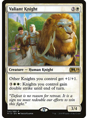 Valiant Knight | Español | NM | M19