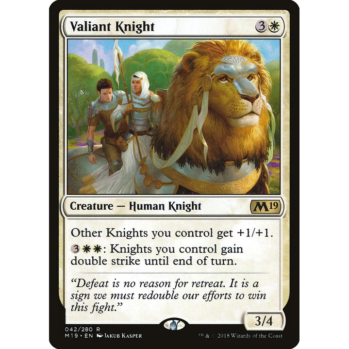 Valiant Knight | Español | NM | M19 1