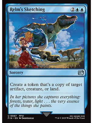 Relm's Sketching (foil) | Español | NM | FIN