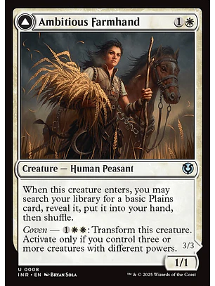 Ambitious Farmhand // Seasoned Cathar | Español | NM | INR