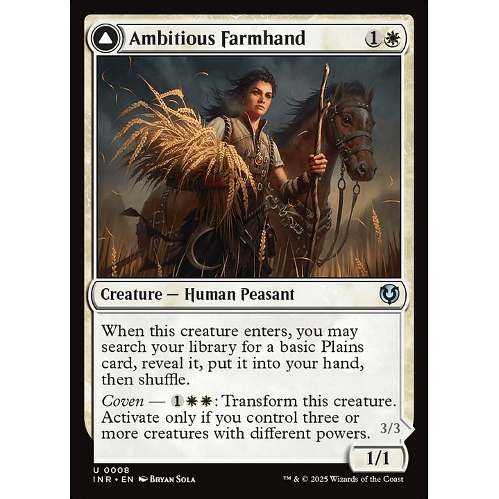 Ambitious Farmhand // Seasoned Cathar | Español | NM | INR 1