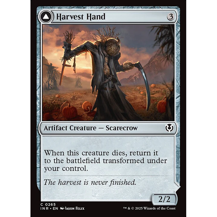 Harvest Hand // Scrounged Scythe | Español | NM | INR 1