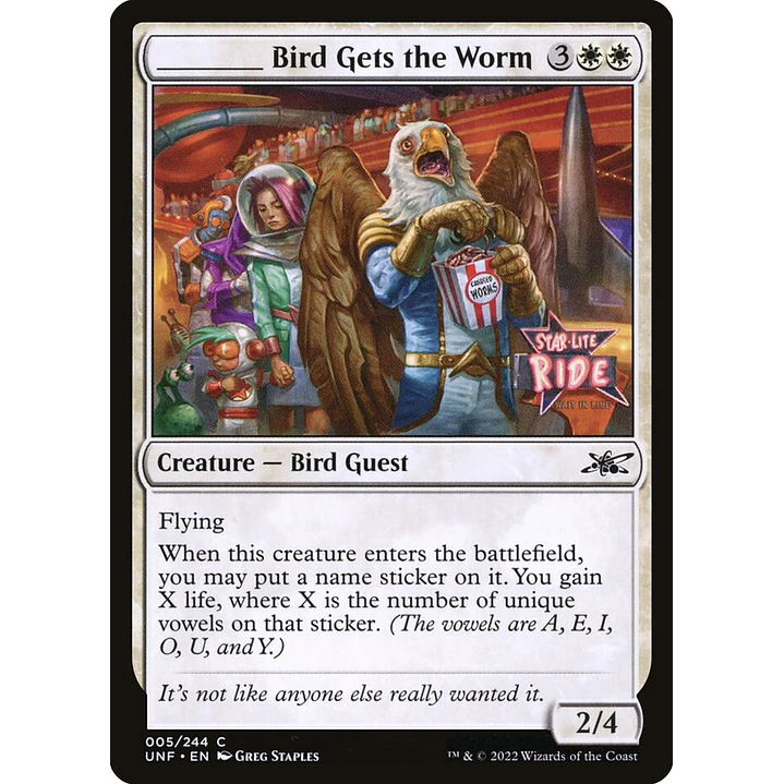 _____ Bird Gets the Worm | Inglés | NM | UNF 1