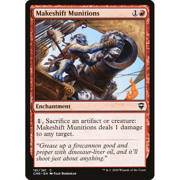 Makeshift Munitions | Inglés | NM | CMR 1