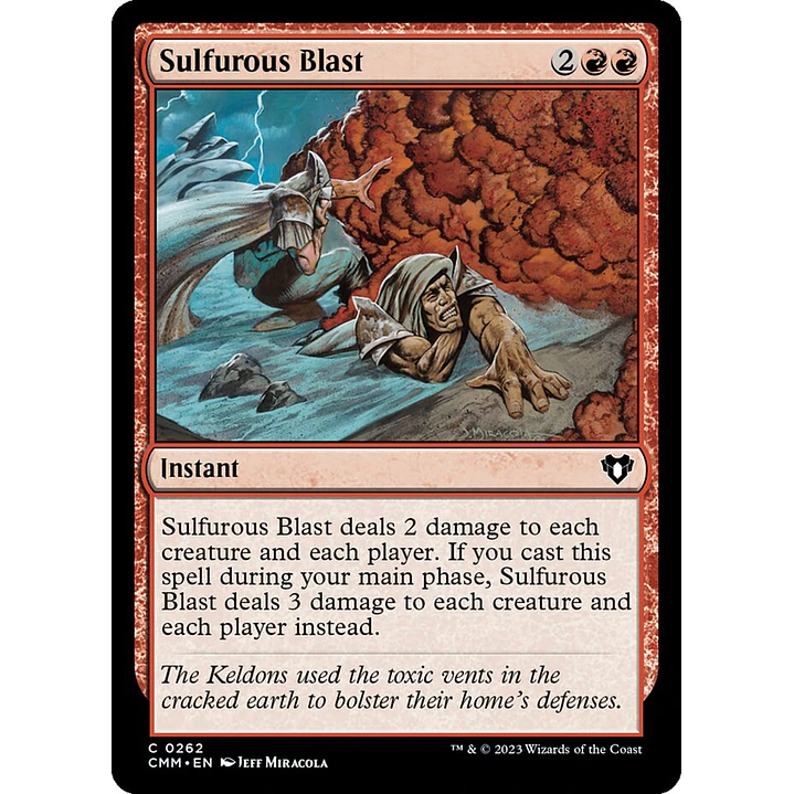 Sulfurous Blast | Inglés | NM | CMM 1