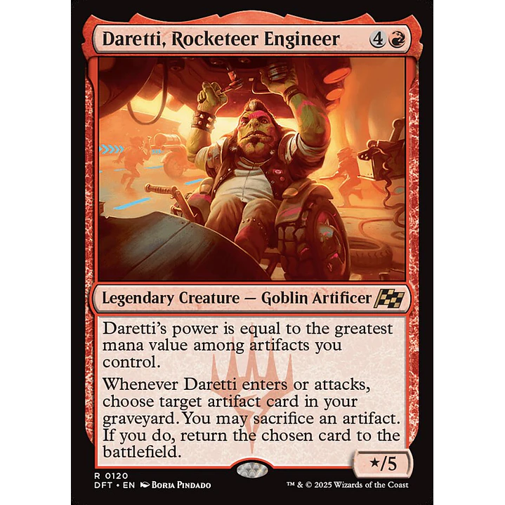 Daretti, Rocketeer Engineer | Inglés | NM | DFT 1