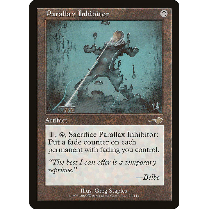 Parallax Inhibitor (Retro Frame) | Español | NM | NEM 1