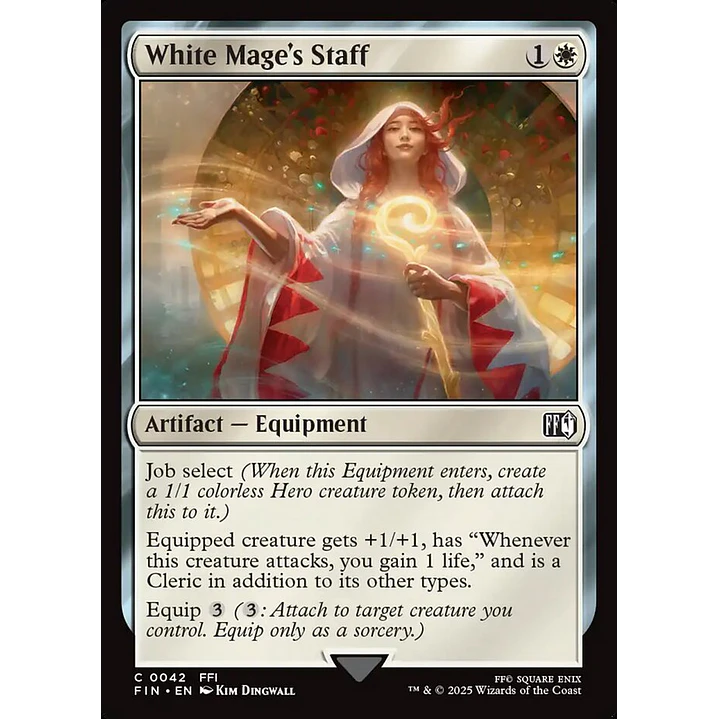 White Mage's Staff | Inglés | NM | FIN 1
