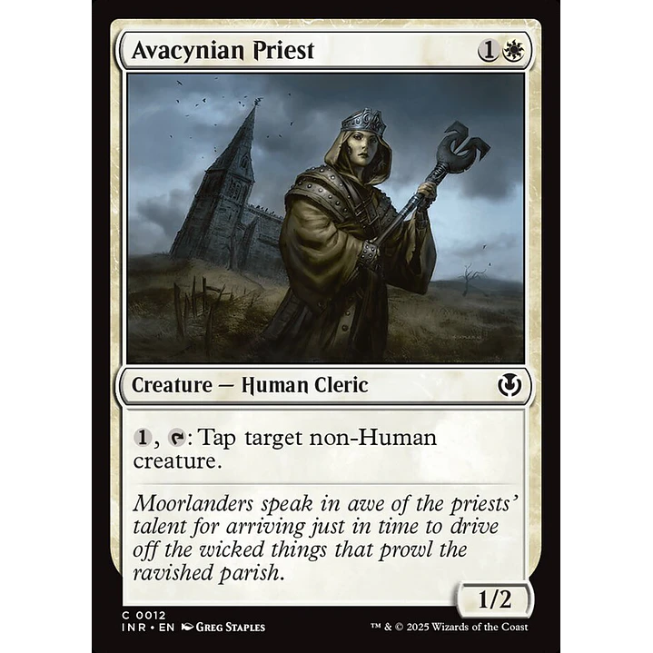 Avacynian Priest | Español | NM | INR 1