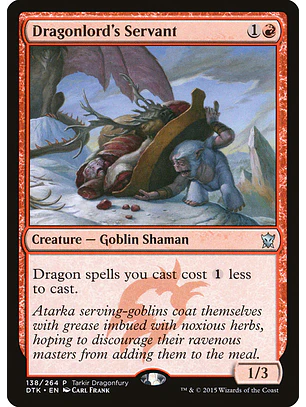 Dragonlord's Servant | Español | NM | PTKDF