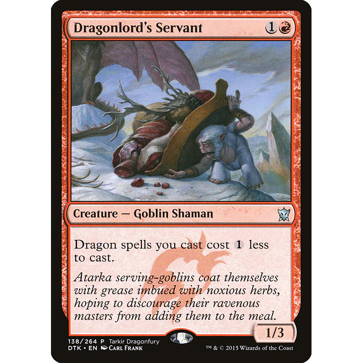 Dragonlord's Servant | Español | NM | PTKDF 1