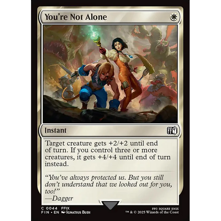 You're Not Alone | Inglés | NM | FIN 1
