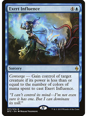 Exert Influence | Español | NM | BFZ