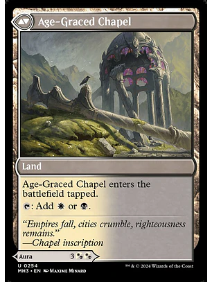 Glasswing Grace // Age-Graced Chapel (foil) | Español | NM | MH3
