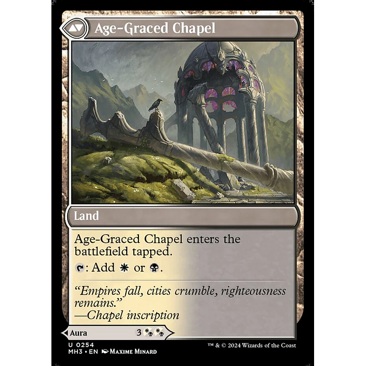 Glasswing Grace // Age-Graced Chapel (foil) | Español | NM | MH3 2