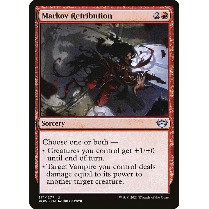 Markov Retribution | Inglés | NM | VOW 1