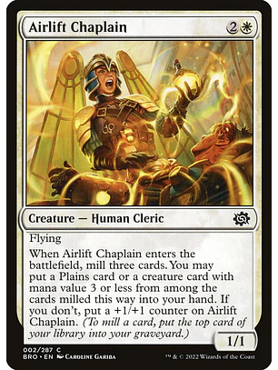 Airlift Chaplain | Inglés | NM | BRO