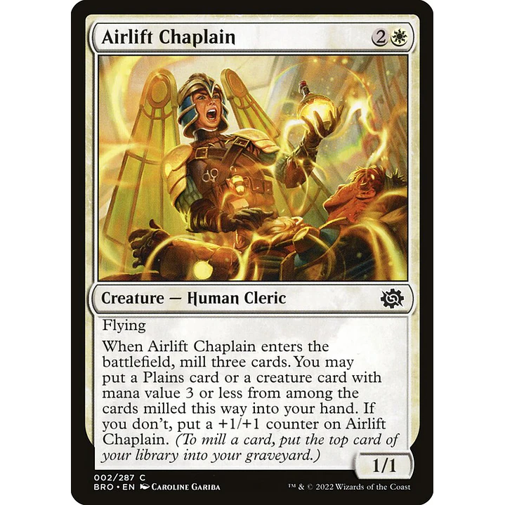 Airlift Chaplain | Inglés | NM | BRO 1