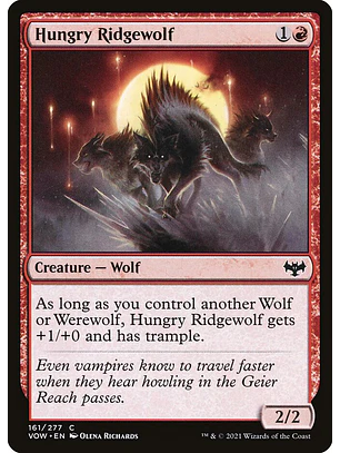 Hungry Ridgewolf | Inglés | NM | VOW