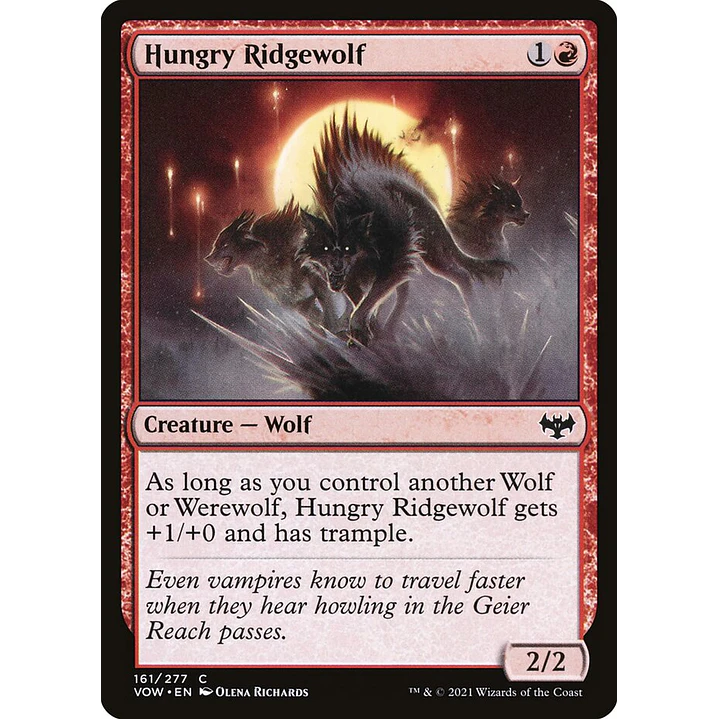 Hungry Ridgewolf | Inglés | NM | VOW 1