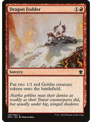 Dragon Fodder | Español | NM | DTK