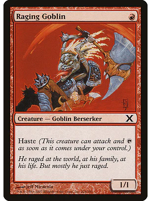 Raging Goblin | Inglés | NM | 10E