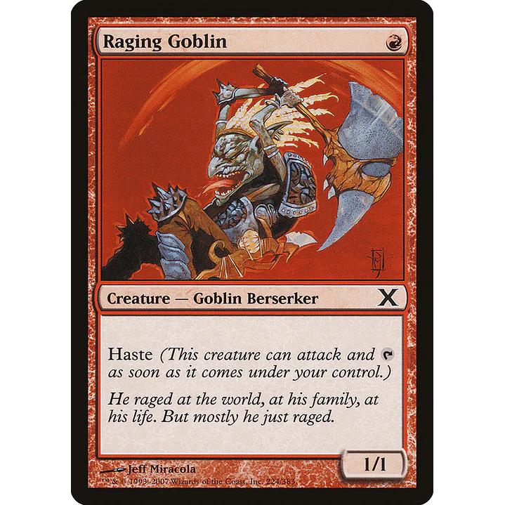 Raging Goblin | Inglés | NM | 10E 1