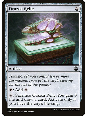 Orazca Relic | Inglés | NM | AFC