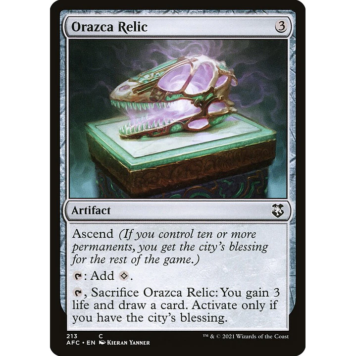 Orazca Relic | Inglés | NM | AFC 1