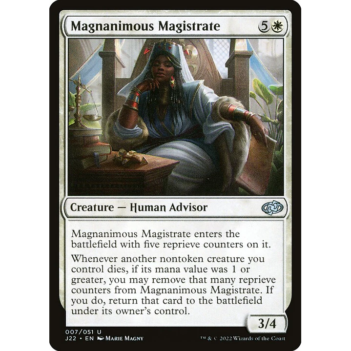 Magnanimous Magistrate | Español | NM | J22 1