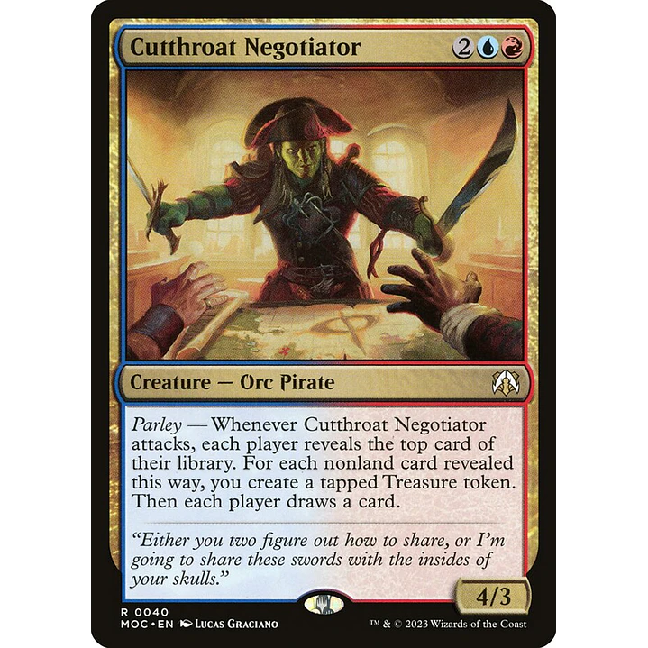 Cutthroat Negotiator | Inglés | NM | MOC 1