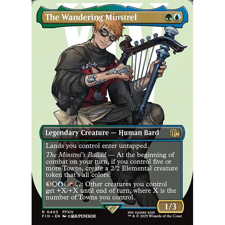 The Wandering Minstrel (Borderless) | Inglés | NM | FIN 1