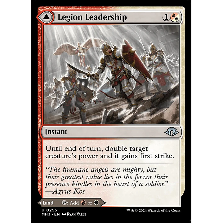 Legion Leadership // Legion Stronghold (foil) | Inglés | NM | MH3 1