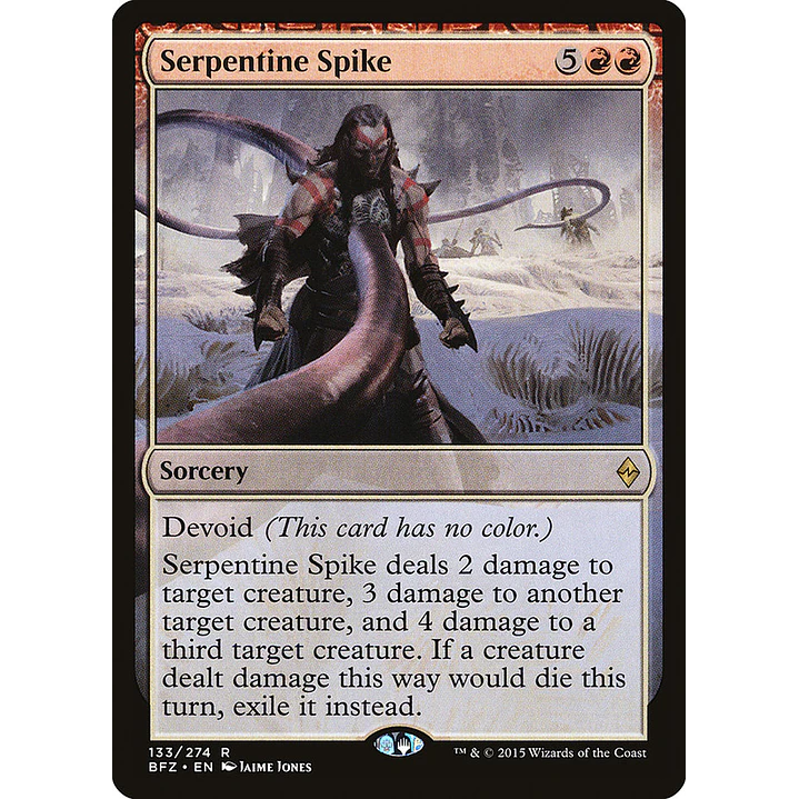 Serpentine Spike | Español | NM | BFZ 1