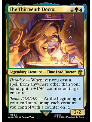 The Thirteenth Doctor (foil) | Inglés | NM | WHO