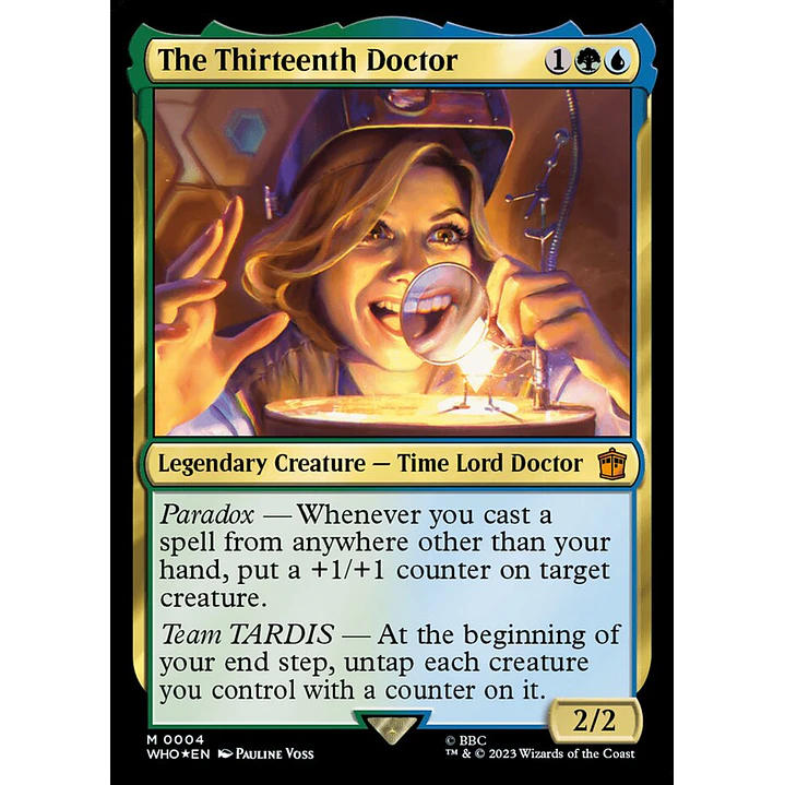The Thirteenth Doctor (foil) | Inglés | NM | WHO 1